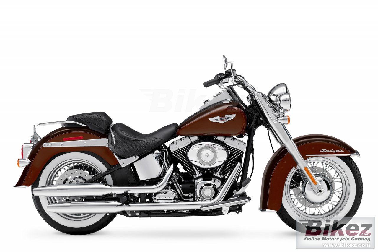 Big Harley-Davidson flstn softail deluxe picture and wallpaper from Bikez.com